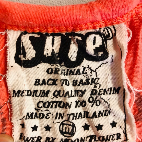 Sure Orange Black Raceback Tank Top - Picture 10 of 16